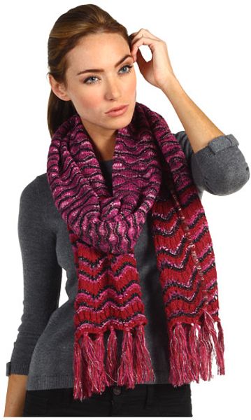 Missoni Hearts Asunder and Back Again Zigzag Scarf in Purple (p) - Lyst