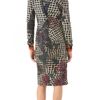 Preen Collared Jersey Dress in Multicolor - Lyst