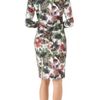 Preen Print Jersey Dress in Multicolor (ivory) - Lyst
