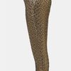 Topshop Metallic Jacquard Crop Cigarette Pants in Green (gold) - Lyst