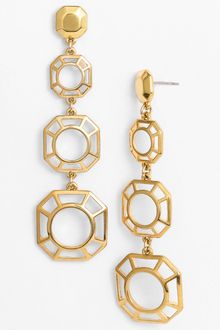 Tory Burch Audrina Linear Earrings - Lyst