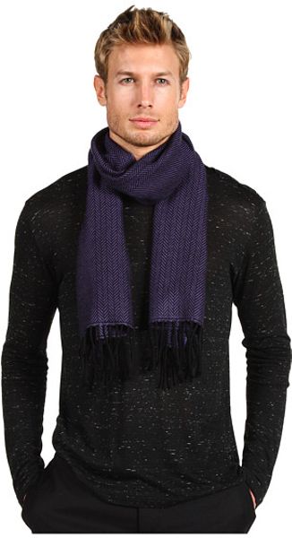 Versace Medusa Diamonds Scarf in Blue (p) - Lyst