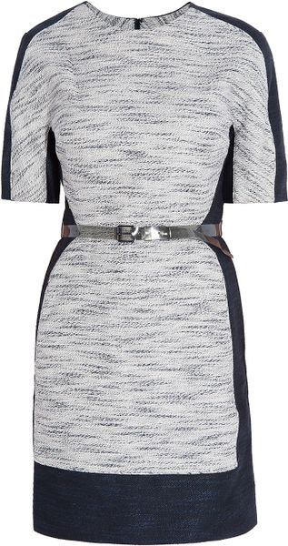 3.1 Phillip Lim Trompe Loeil Fit Dress in Gray (transparent) - Lyst