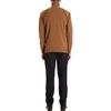 Alexander Mcqueen Suede Shoulder Turtleneck Sweater in Beige for Men (camel) - Lyst