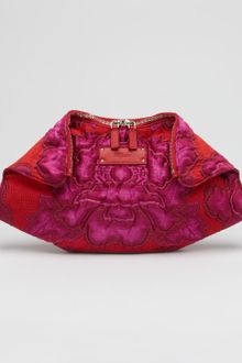 Alexander McQueen Demanta Big Flower Clutch - Lyst