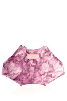 Alexander McQueen Petal Mantaray Clutch Bag - Lyst