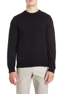 Barneys New York Co-op Heathered Long Sleeve Sweater - Lyst