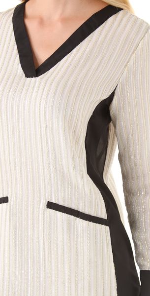 Dallin Chase Fakundo Sequin Shirtdress - Lyst