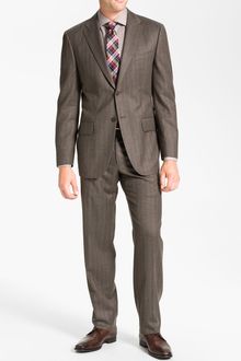 Joseph Abboud Profile Stripe Wool Suit - Lyst