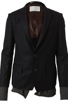 Kolor Pinstriped Cashmerewool Jacket - Lyst