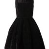 Lanvin Structured Velvet Dress in Black - Lyst