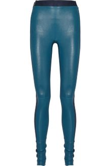 Les Chiffoniers Two-Tone Leather Leggings - Lyst