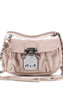 Miu Miu Patent Leather Matelassé Shoulder Bag - Lyst
