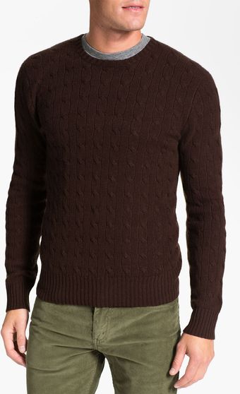 Polo Ralph Lauren Cable Knit Cashmere Sweater - Lyst