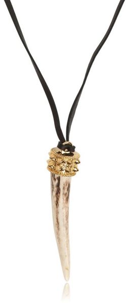 Sergio Rossi Horn Necklace - Lyst