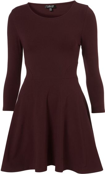 Topshop Half Sleeve Flippy Tunic - Lyst