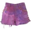 Topshop Atom Shorts By The Ragged Priest in Purple (multi) - Lyst
