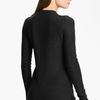 Tory Burch Mim Sweater Tunic in Black (black melange) - Lyst