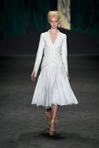 Vera Wang Spring 2013 Runway Look 1 - Lyst