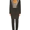 Alexander Wang Slotted Coat Dress in Black - Lyst