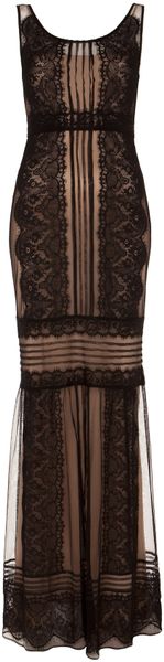 Alice By Temperley Long Lottie Dress in Black (black mix) - Lyst