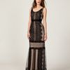 Alice By Temperley Long Lottie Dress in Black (black mix) - Lyst