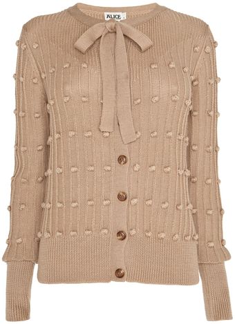 Alice By Temperley Short Harper Cardigan - Lyst