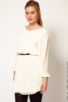 Asos Curve Cowl Back Dress with Sequin Cuff - Lyst