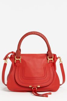 Chloé Marcie Small Leather Satchel - Lyst