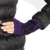 Christopher Kane Intarsia Cashmere Fingerless Gloves in Purple (lilac) - Lyst