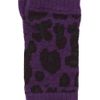 Christopher Kane Intarsia Cashmere Fingerless Gloves in Purple (lilac) - Lyst