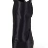 Fendi Fw Victorian Satin Bootie in Black (black/white) - Lyst