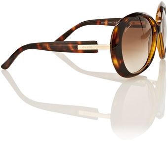 Gucci Ladies S Havana Sunglasses - Lyst