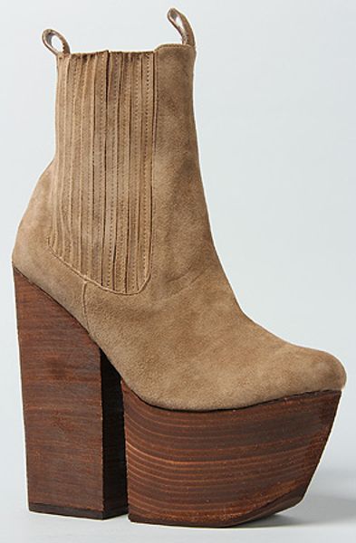 Jeffrey Campbell The Wolf Boot in Taupe Suede in Brown (taupe) - Lyst