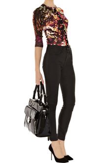 Karen Millen Blossom Print Cardigan - Lyst