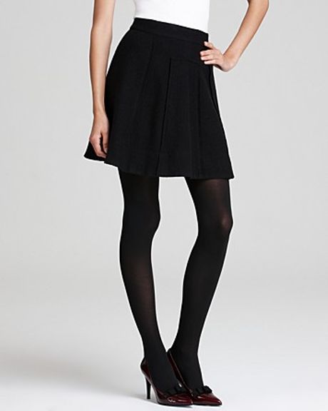 Marc By Marc Jacobs Skirt Blythe Double Knit Wool in Black - Lyst