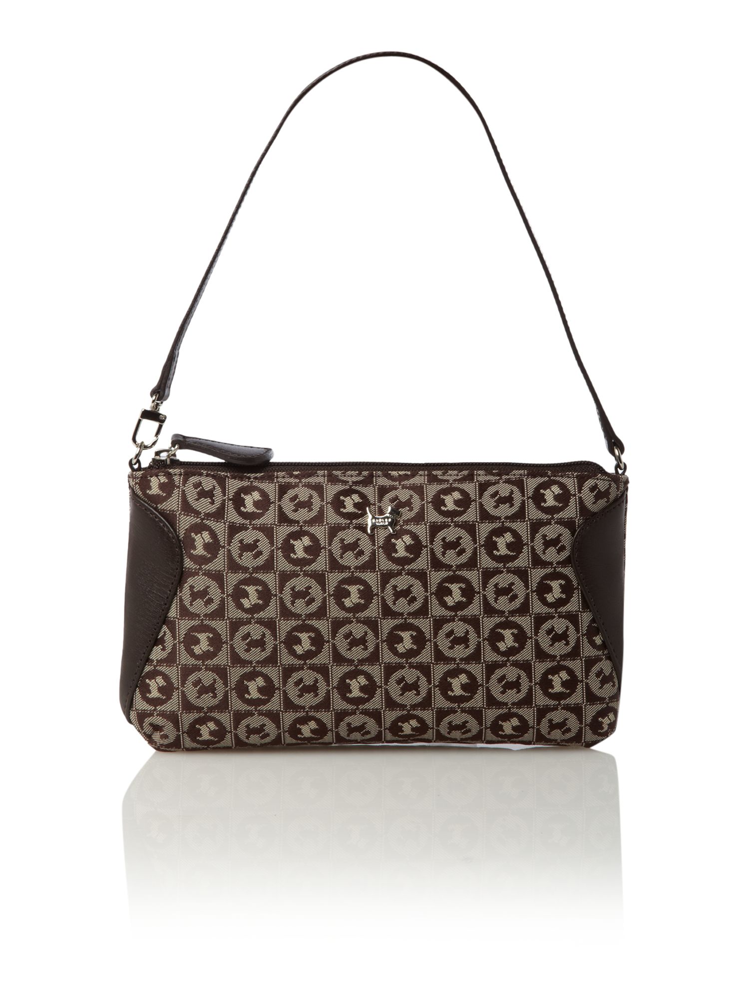 mini jacquard shoulder bag