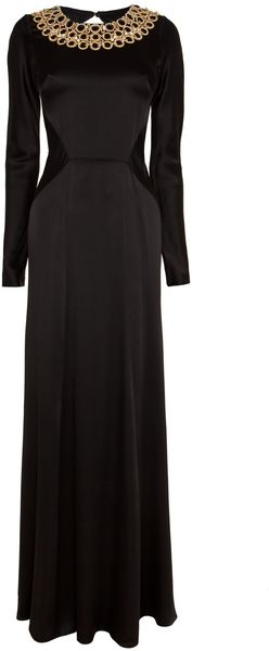 Temperley London Long Open Back Carmel Dress - Lyst