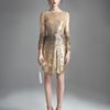Temperley London Gold Leaf Dress in Gold - Lyst