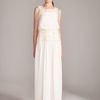 Temperley London Long Deco Beaded Dress in White (ivory) - Lyst
