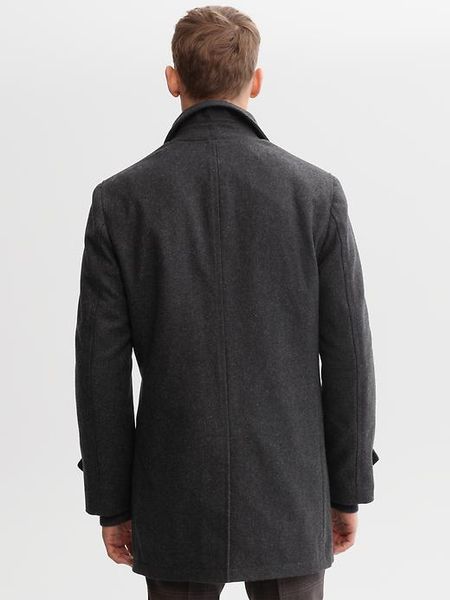 banana republic grey wool coat
