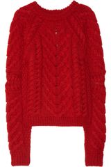 Isabel Marant Cable-Knit Wool Sweater