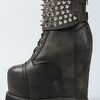 Jeffrey Campbell The Zidler Shoe in Black Distressed Silver in Black - Lyst