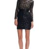 Marchesa  Sequin Embroidered Top in Black - Lyst