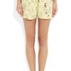 Marni Printed Silk Shorts in Yellow (lemon) - Lyst
