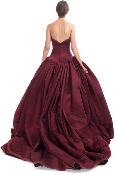 zac fantasy gown