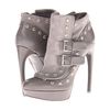 Alexander Mcqueen Ankle Boots in Silver (l) - Lyst