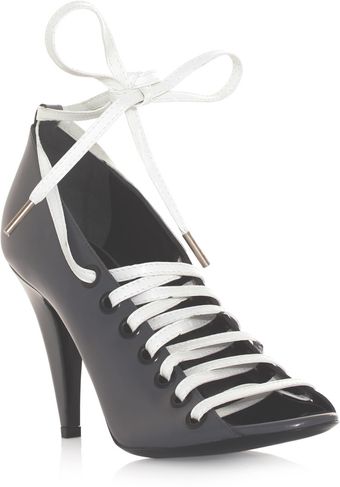 Balenciaga Cutout Laceup Shoes - Lyst