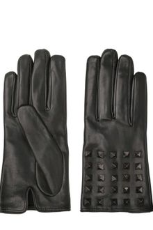 Valentino So Noir Limited Studded Leather Gloves - Lyst