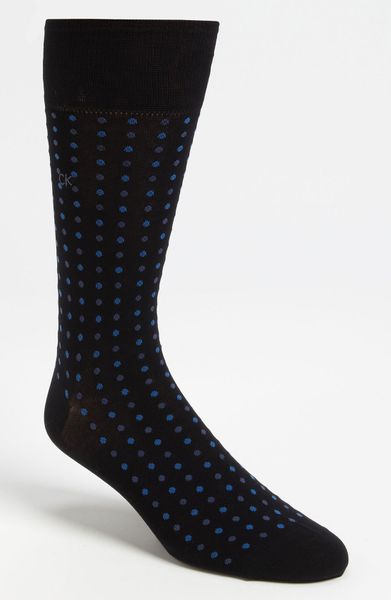 Calvin Klein Dot Socks in Blue for Men (navy/ blue) - Lyst